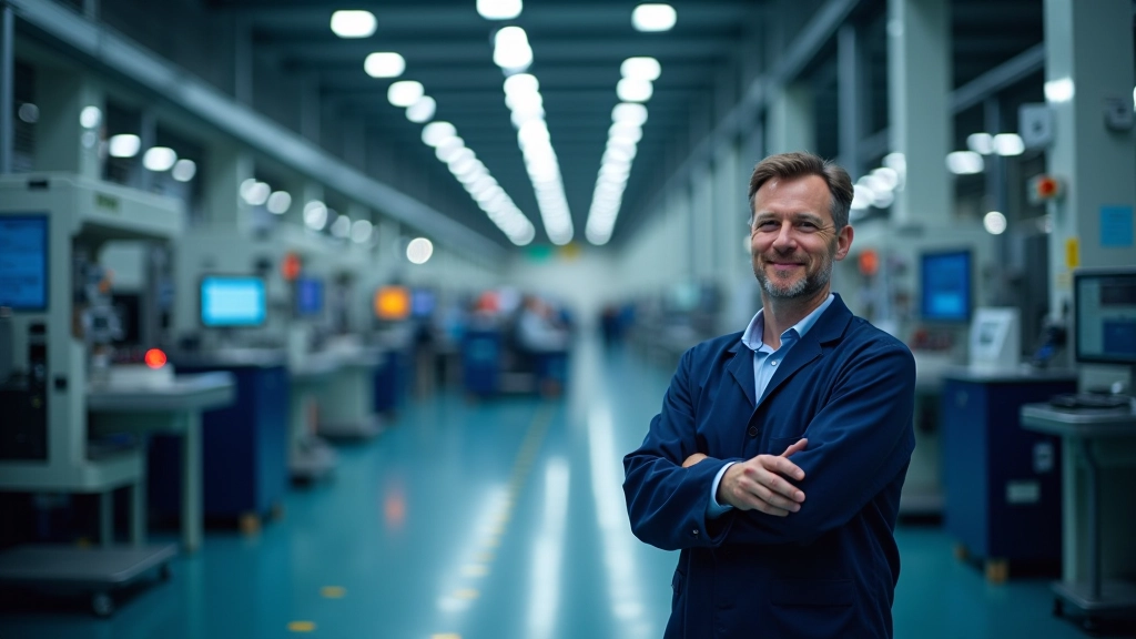 Deutsche Fertigungsanlage mit modernen Produktionsanlagen